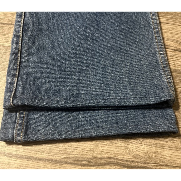 Vintages Rare Leather Tab 80s Levi's For Men With A Skosh More Room Size 38x28 - Picture 10 of 14